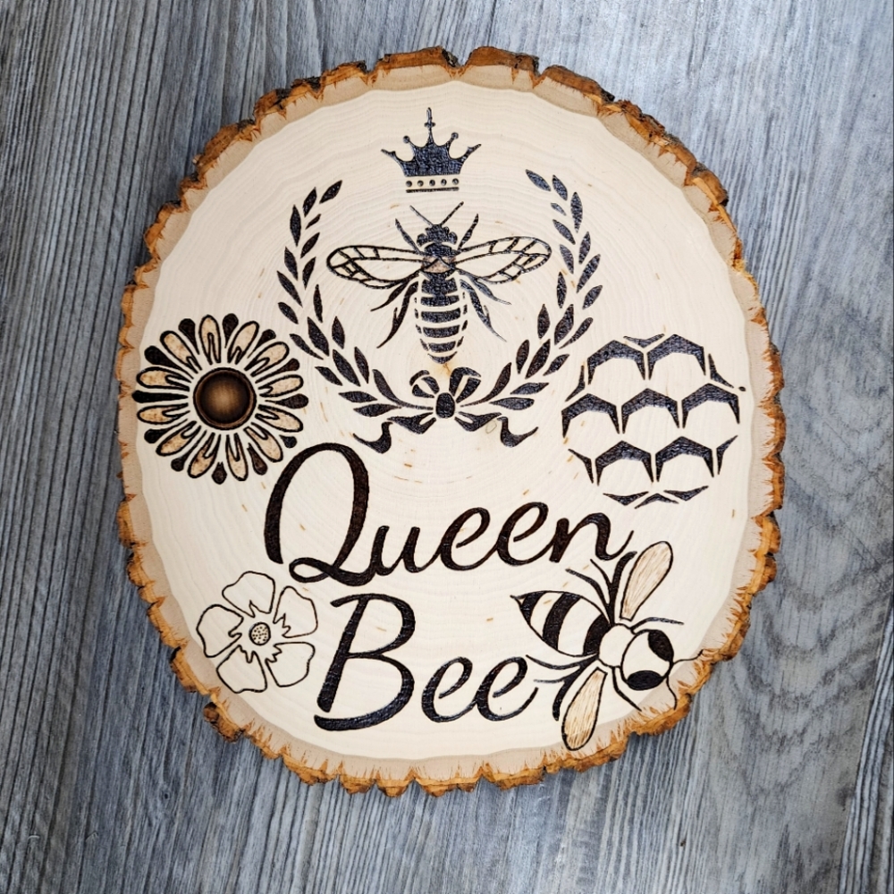 Handmade Wood Burning Art